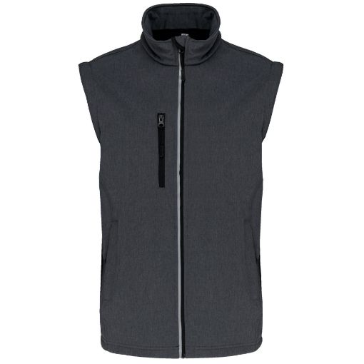Picture of UNISEX detachable sleeves softshell jacket