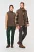 Afbeeldingen van Fleece bodywarmer met binnenkant van sherpa uniseks
