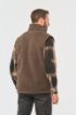 Afbeeldingen van Fleece bodywarmer met binnenkant van sherpa uniseks
