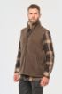 Afbeeldingen van Fleece bodywarmer met binnenkant van sherpa uniseks
