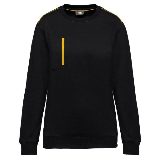 Afbeeldingen van Day To Day sweater zakje met contrasterende rits