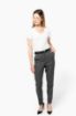 Afbeeldingen van Dames-t-shirt Supima® V-hals korte mouwen
