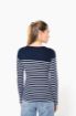 Afbeeldingen van Gestreept dames-t-shirt lange mouwen