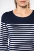 Afbeeldingen van Gestreept dames-t-shirt lange mouwen