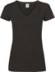 Afbeeldingen van Lady-fit Valueweight V-neck T (61-398-0)
