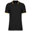 Image de Polo homme manches courtes à liserés contrastés