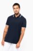 Image de Polo homme manches courtes à liserés contrastés