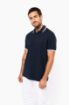 Image de Polo homme manches courtes à liserés contrastés