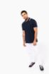 Image de Polo homme manches courtes à liserés contrastés