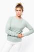 Image de Sweat-shirt Bio col rond manches raglan femme