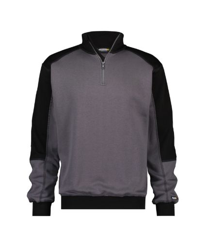 Image de Basiel 290 - Sweat-shirt bicolore col 1/2 zip