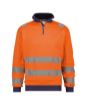 Image de Denver 280 - Sweat-shirt haute visibilité col 1/2 zip
