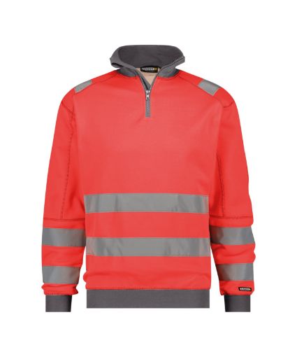 Image de Denver 280 - Sweat-shirt haute visibilité col 1/2 zip