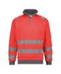 Image de Denver 280 - Sweat-shirt haute visibilité col 1/2 zip