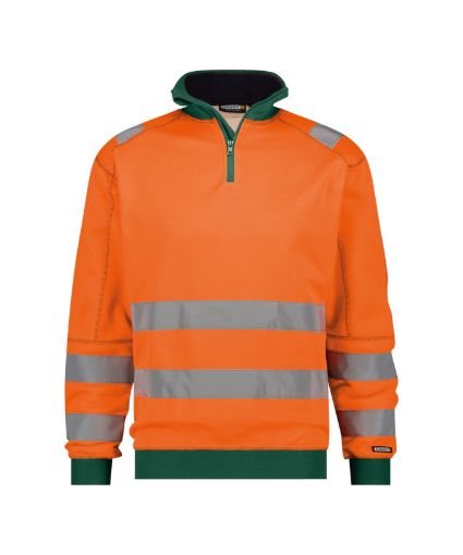 Image de Denver 280 - Sweat-shirt haute visibilité col 1/2 zip