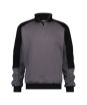 Image de Basiel 290 - Sweat-shirt bicolore col 1/2 zip