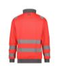 Image de Denver 280 - Sweat-shirt haute visibilité col 1/2 zip