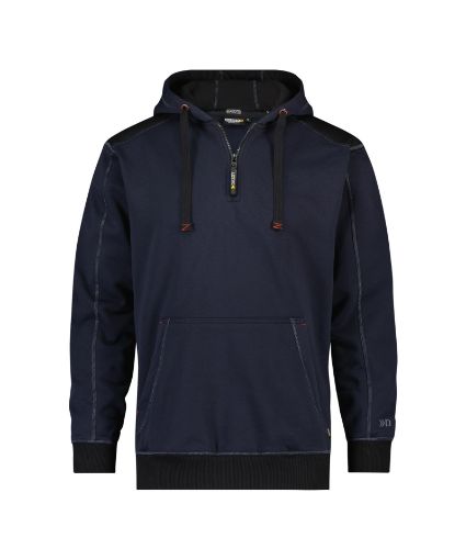 Image de Indy  340 - Sweat-shirt à capuche avec col 1/2 zip
