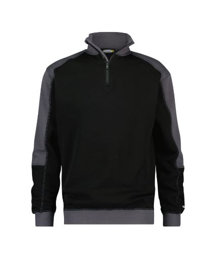 Image de Basiel 290 - Sweat-shirt bicolore col 1/2 zip