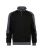 Image de Basiel 290 - Sweat-shirt bicolore col 1/2 zip