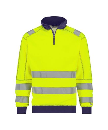 Image de Denver 280 - Sweat-shirt haute visibilité col 1/2 zip