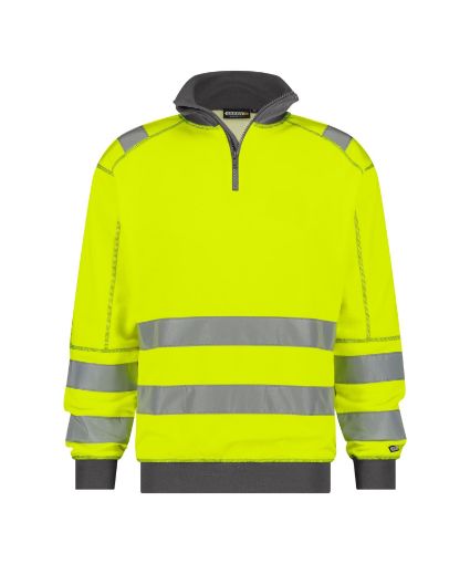 Image de Denver 280 - Sweat-shirt haute visibilité col 1/2 zip
