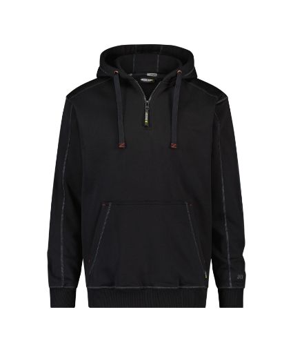 Image de Indy  340 - Sweat-shirt à capuche avec col 1/2 zip