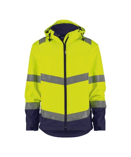 Afbeeldingen van Malaga 280 -Veste softshell haute visibilité avec capuche amovible
