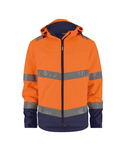 Afbeeldingen van Malaga 280 -Veste softshell haute visibilité avec capuche amovible