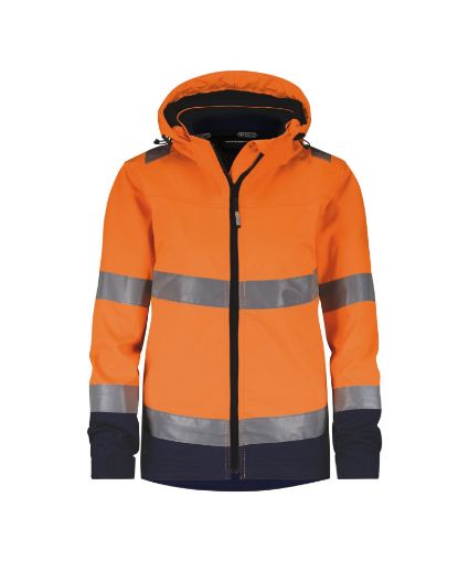 Afbeeldingen van Malaga Women 280 - Veste softshell haute visibilité avec capuche amovible