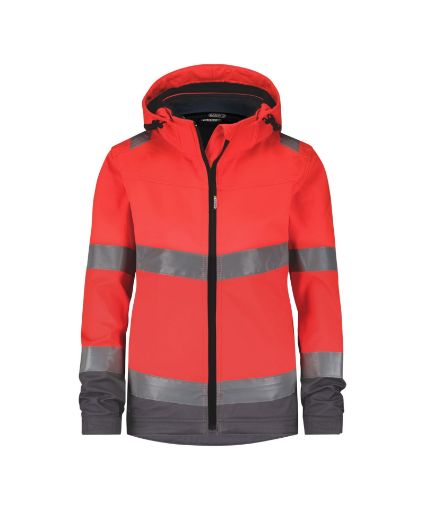 Afbeeldingen van Malaga Women 280 - Veste softshell haute visibilité avec capuche amovible