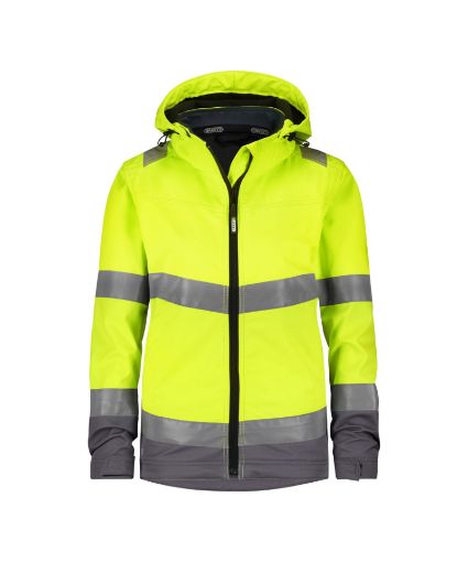 Afbeeldingen van Malaga Women 280 - Veste softshell haute visibilité avec capuche amovible