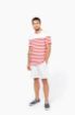Bild von T-Shirt im Marine-Stil mit Rundhalsausschnitt Bio Herren