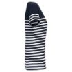 Bild von T-Shirt im Marine-Stil mit Rundhalsausschnitt Bio Damen
