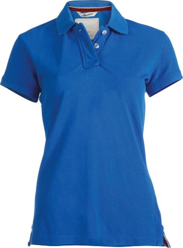 Bild von Damen Vintage Piqué Poloshirt