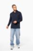 Bild von Herren Langarm-Polohemd. Baumwollpiqué