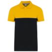 Bild von Zweifarbiges Kurzarm-Unisex-Polohemd