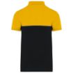 Bild von Zweifarbiges Kurzarm-Unisex-Polohemd