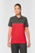 Bild von Zweifarbiges Kurzarm-Unisex-Polohemd
