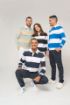 Bild von Gestreiftes Polohemd mit langen Ärmeln, Unisex