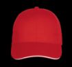 Picture of Baseball 6-panel cap with sandwich peak