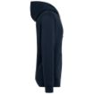 Afbeeldingen van Unisex sweater met capuchon met contrasterend motief