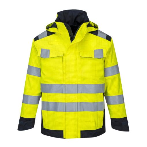 Bild von veste de pluie doublée modaflame arc électrique