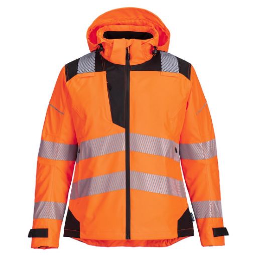 Image de Veste de pluie haute visibilité PW3 pour femme