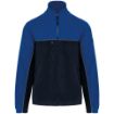 Bild von Zweifarbige, umweltfreundliche Unisex-Fleecejacke