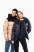 Bild von Unisex Steppparka mit Kapuze in zwei Farbtönen