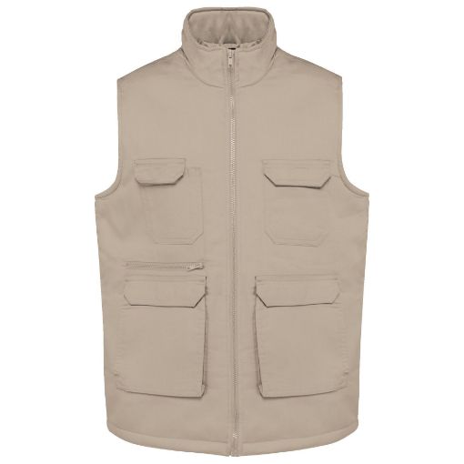 Bild von Gefütterte Unisex-Weste aus  Baumwollpolyester