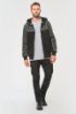 Bild von Umweltfreundliche, zweifarbige Molton-Kapuzenjacke mit Reißverschluss, Unisex