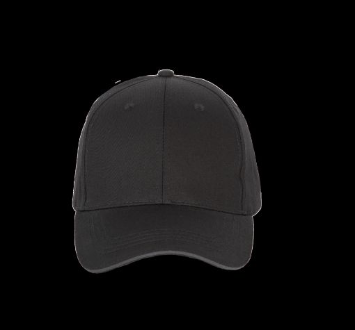 Bild von 6-Panel-Kappe mit Kontrast-Sandwichschirm