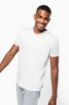 Image de T-shirt manches courtes col V homme